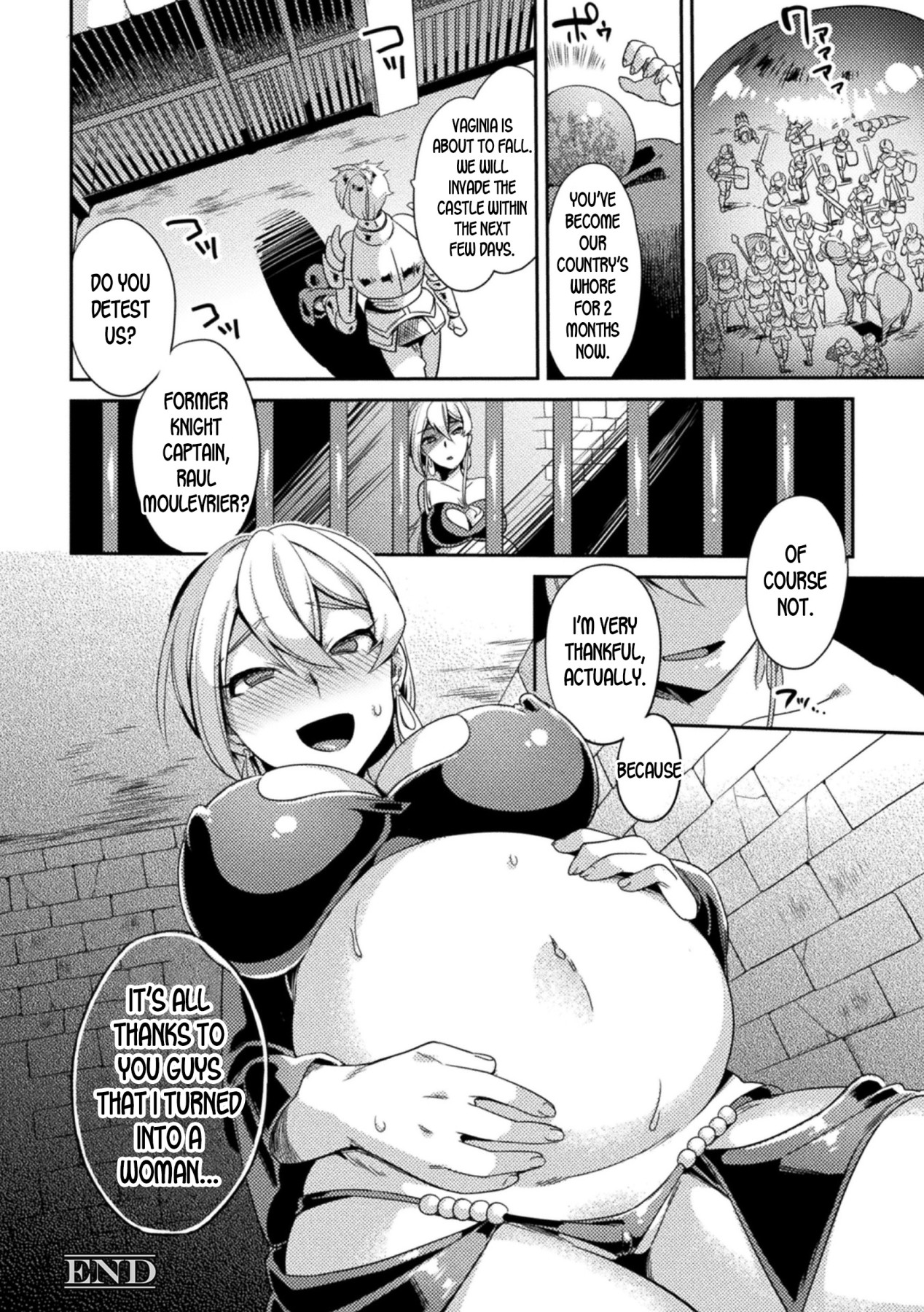 Hentai Manga Comic-Genderbent Knight Raul, the Fallen Whore ~ He Couldn't Win Against Money And Cocks-Read-20